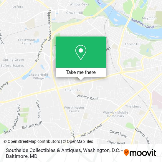 Southside Collectibles & Antiques map
