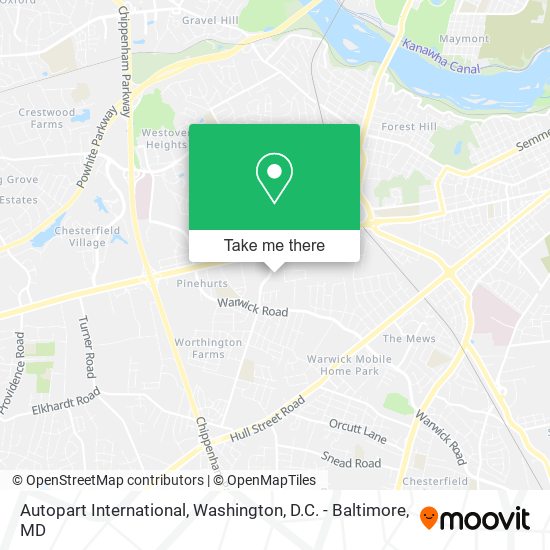 Autopart International map