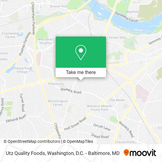 Utz Quality Foods map