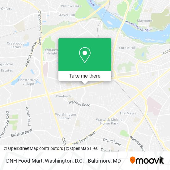 DNH Food Mart map