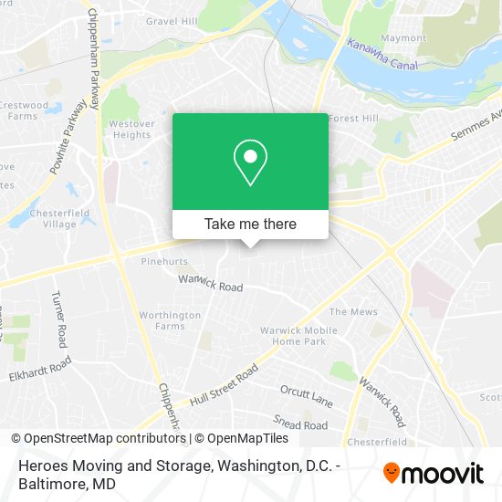 Mapa de Heroes Moving and Storage