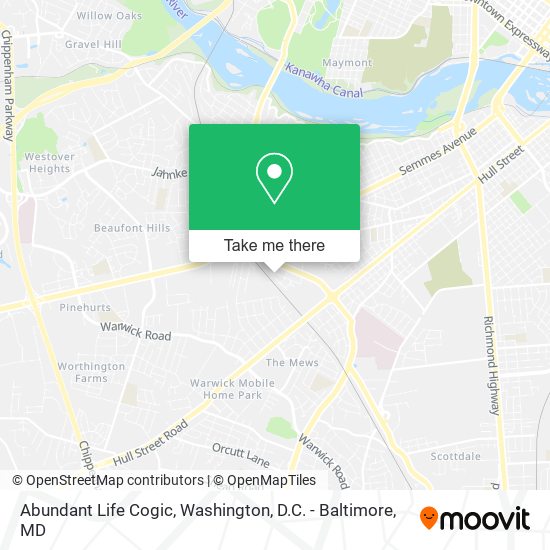 Mapa de Abundant Life Cogic