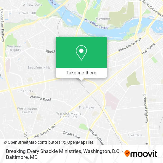 Breaking Every Shackle Ministries map