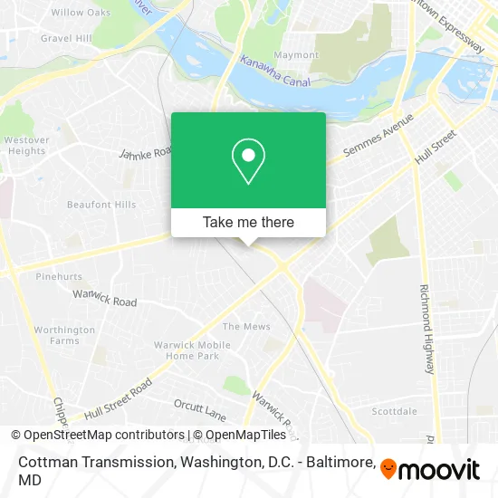 Cottman Transmission map