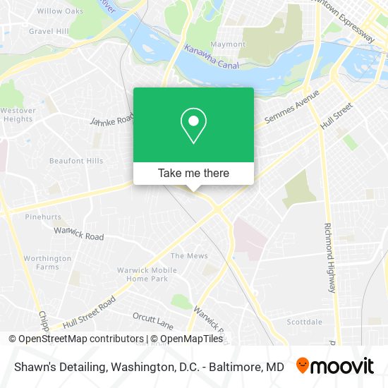 Shawn's Detailing map