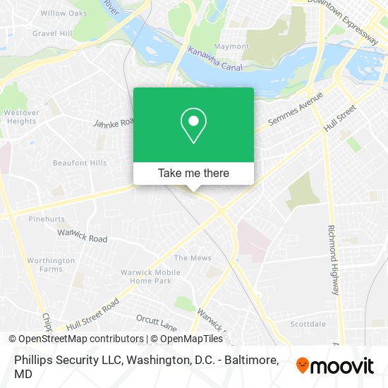 Mapa de Phillips Security LLC