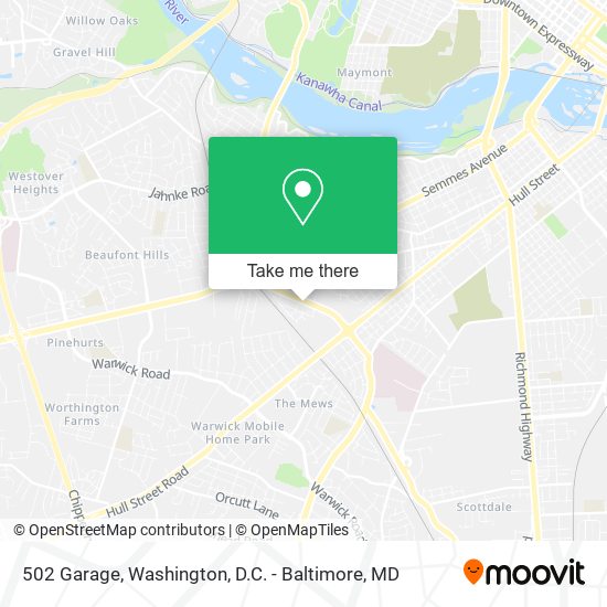 502 Garage map