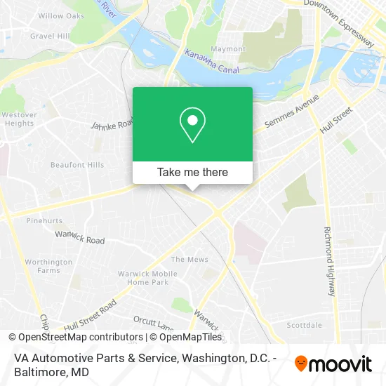Mapa de VA Automotive Parts & Service