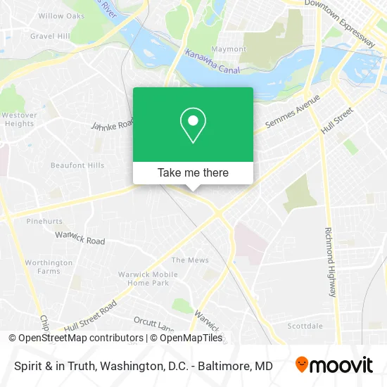 Spirit & in Truth map