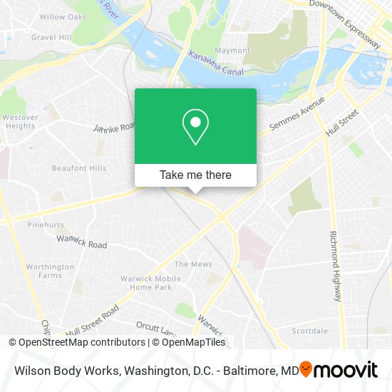 Wilson Body Works map