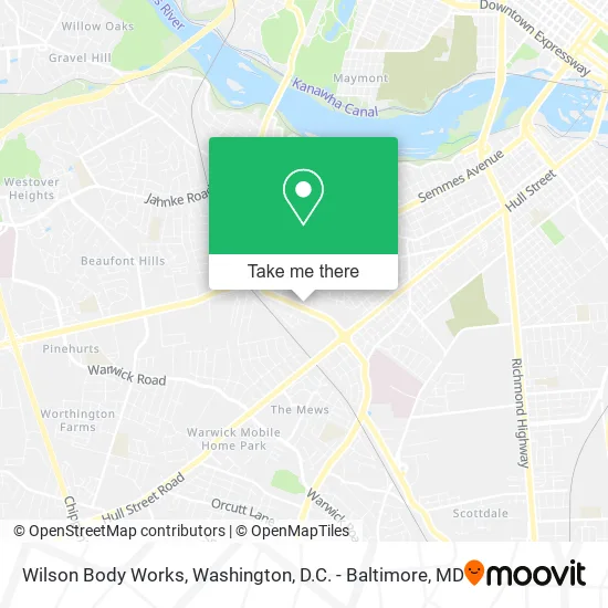 Wilson Body Works map