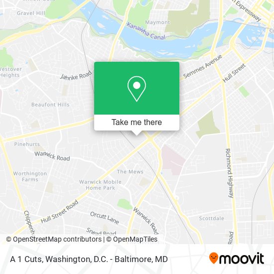 A 1 Cuts map