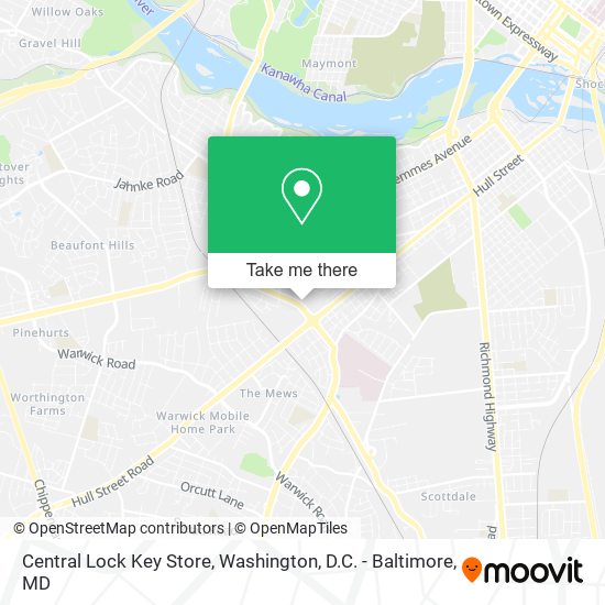 Central Lock Key Store map