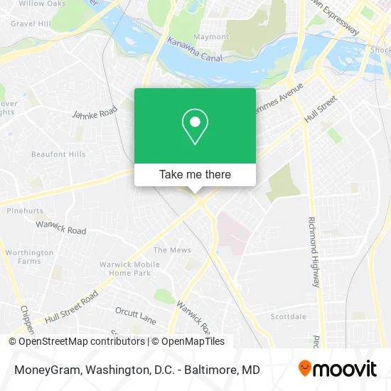 MoneyGram map