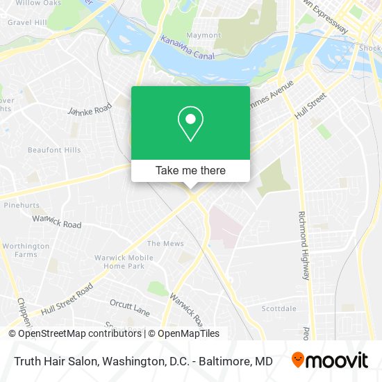 Truth Hair Salon map