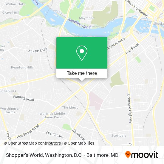 Mapa de Shopper's World