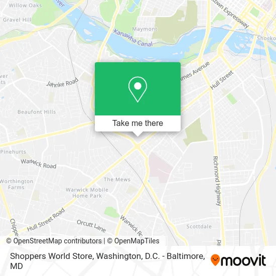 Shoppers World Store map