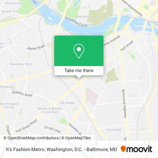 Mapa de It's Fashion Metro