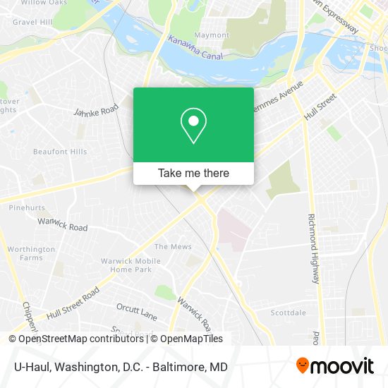 Mapa de U-Haul