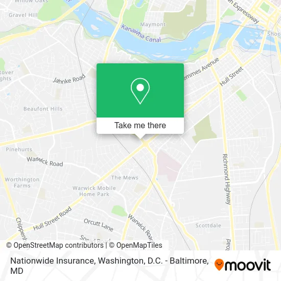 Nationwide Insurance map