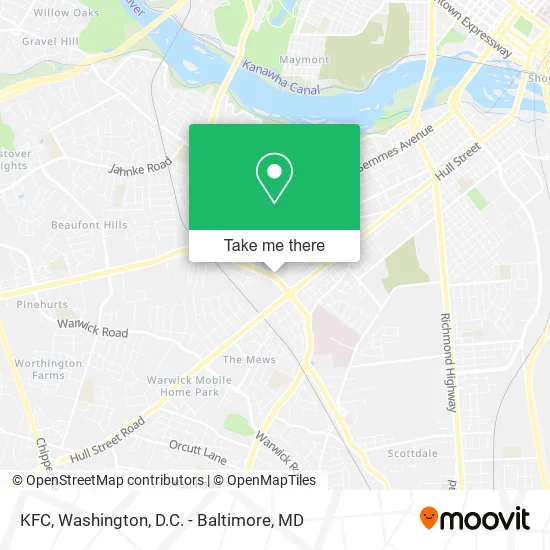 KFC map