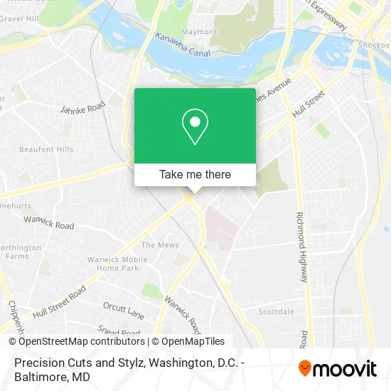 Precision Cuts and Stylz map