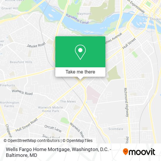 Mapa de Wells Fargo Home Mortgage