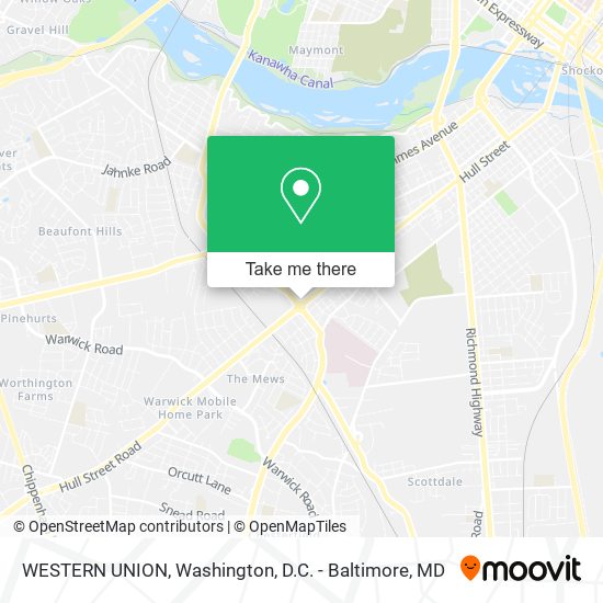 Mapa de WESTERN UNION