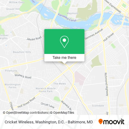 Cricket Wireless map