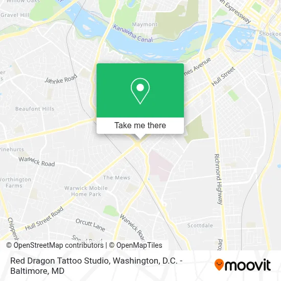 Red Dragon Tattoo Studio map