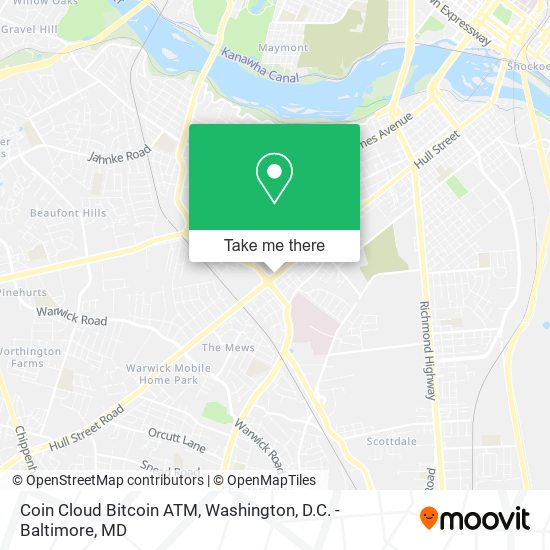 Coin Cloud Bitcoin ATM map
