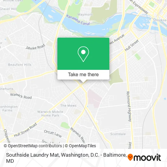 Southside Laundry Mat map