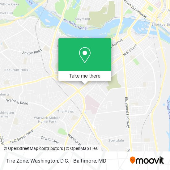 Tire Zone map
