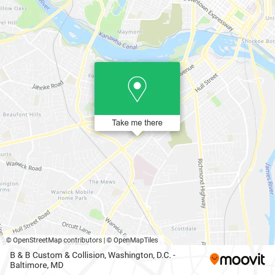 B & B Custom & Collision map