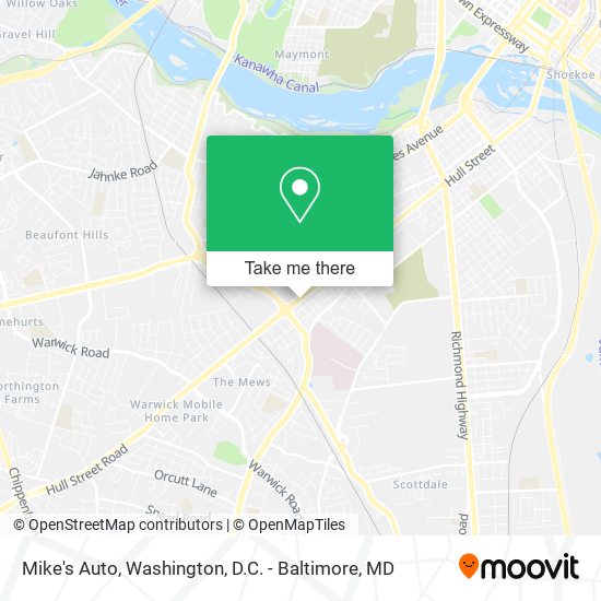 Mike's Auto map