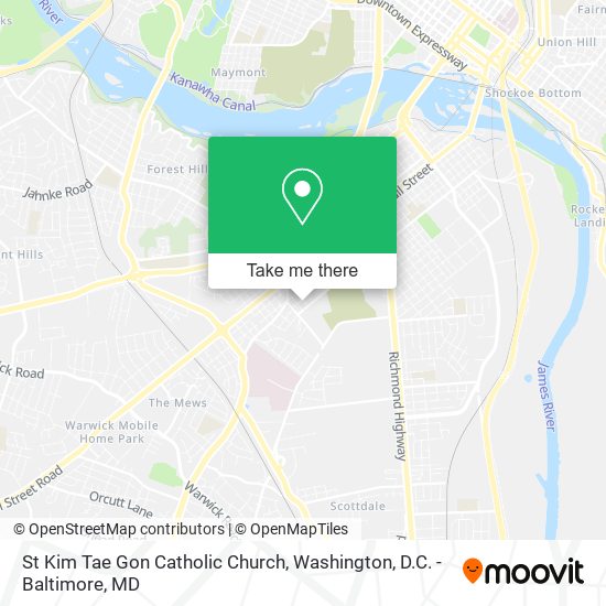 Mapa de St Kim Tae Gon Catholic Church