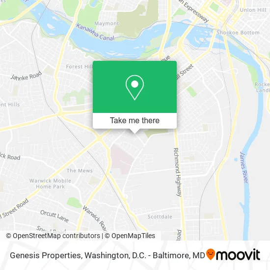 Genesis Properties map