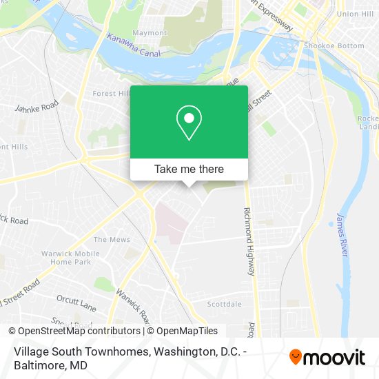 Village South Townhomes map