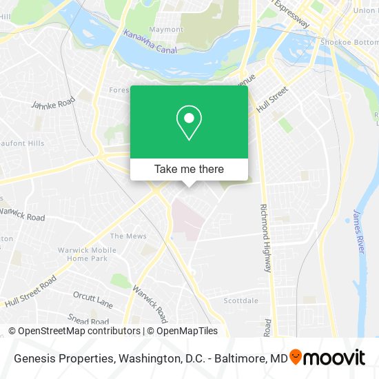 Mapa de Genesis Properties