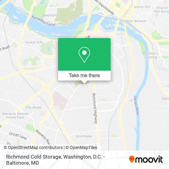Mapa de Richmond Cold Storage