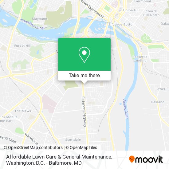 Affordable Lawn Care & General Maintenance map