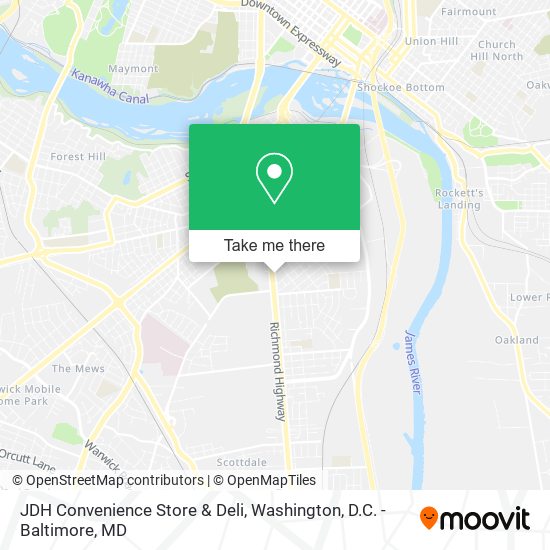 JDH Convenience Store & Deli map