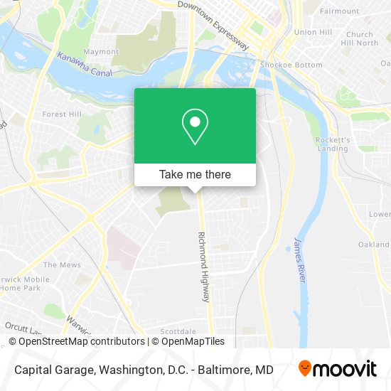 Mapa de Capital Garage