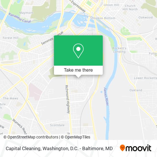 Capital Cleaning map