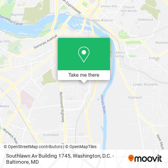 Southlawn Av Building 1745 map