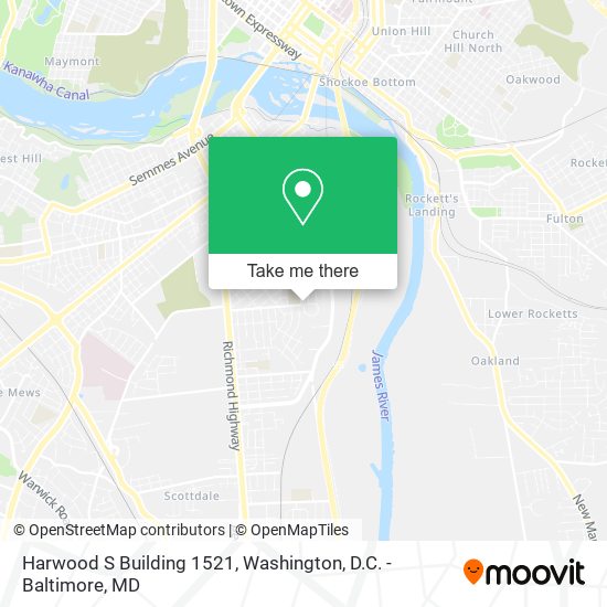 Harwood S Building 1521 map