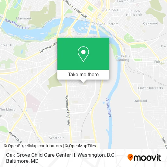 Oak Grove Child Care Center II map