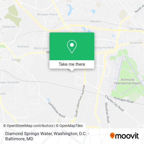 Diamond Springs Water map