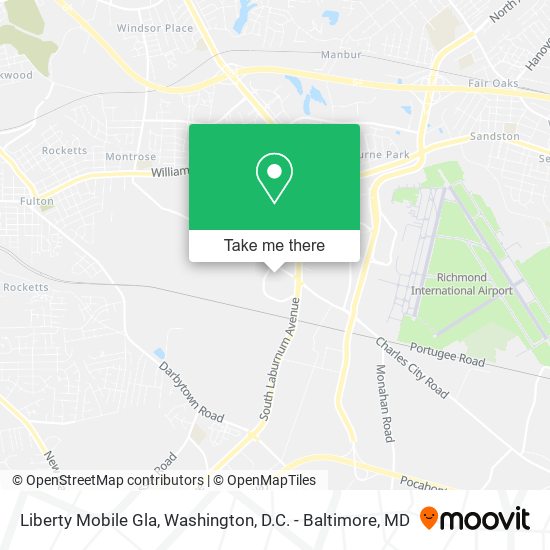 Mapa de Liberty Mobile Gla