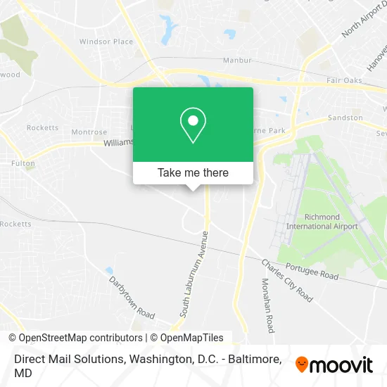 Direct Mail Solutions map